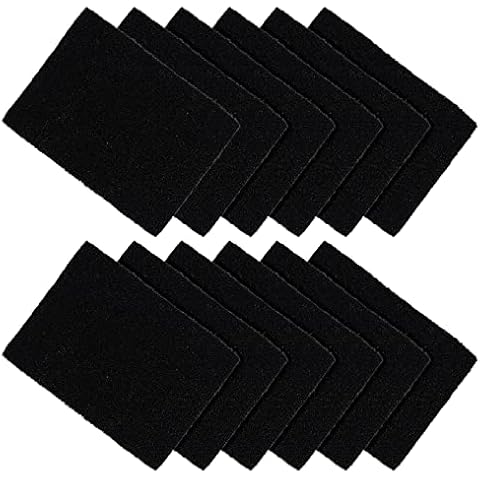 12PCS Compost Bin Filters,Scettar Filters Compost Bin Replacement Filters Activated Carbon Filters for Kitchen Compost Bucket Remove Odour Cover