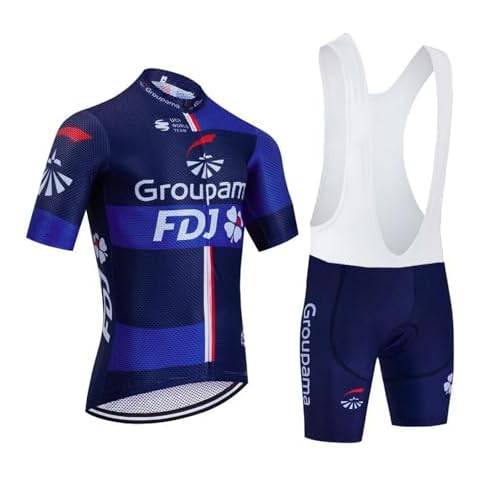 SGCIKER Maillot Cyclisme Équipe FDJ Cover