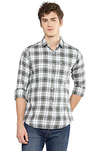 Image of Allen Cooper Checks Shirts for Men - 100% Cotton Comfort Fit Casual and Formal Shirt - Breathable, Soft, Classic Style (Multiple Colors)