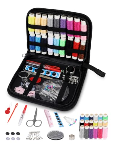 Kit De Costura De 86 Piezas, Regalos Para Mamá, Abuela, Mujeres, Hombres Y Adultos, Suministros De Costura Portátiles Que Contienen Hilo, Agujas, Tijeras, Artículos Esenciales Para El Dormitorio Kit De Costura De 86 Piezas, Regalos Para Mamá, Abuela, Mujeres, Hombres Y Adultos, Suministros De Costura Portátiles Que Contienen Hilo, Agujas, Tijeras, Artículos Esenciales Para El Dormitorio