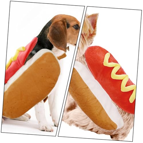 Disfraz para perros y gatos tamaño L color naranja miniatura 4