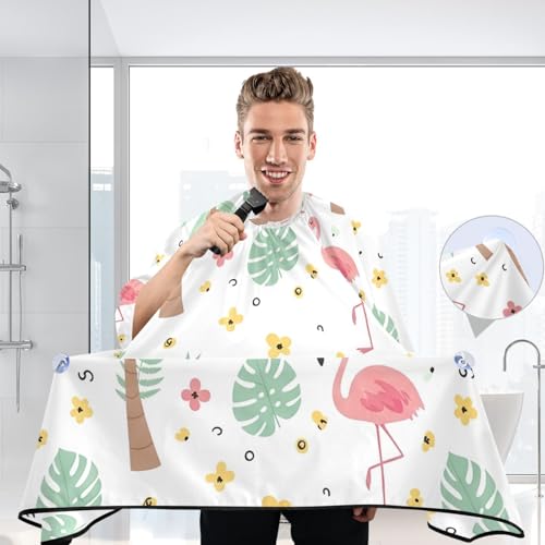 Capa de barbería impermeable Kigai Flamingo para hombre miniatura 6