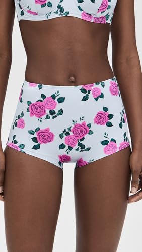 Good American Women's Satin Boy Swim Bikini Shorts2