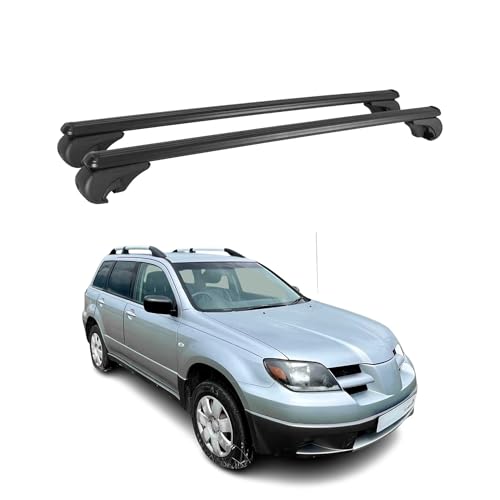 OMAC Roof Rack Cross Bars for Car, SUV, Truck 220Lbs fits Flush-Mounted Roof Rails 47 Inch Silver 2Pcs Heavy Duty-Lockable fits Cargo Carriers Kayak Canoe Bike Snowboard