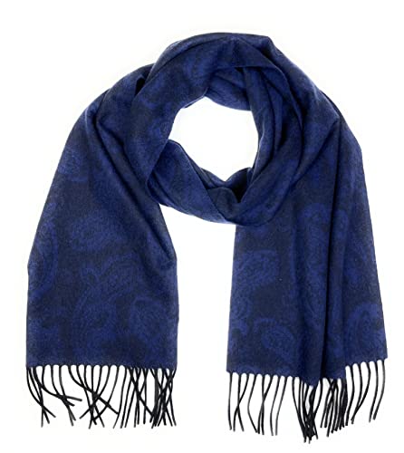 Hickey Freeman Italian Cashmere Scarf for Men 66" x 12"