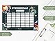 Fußball Stundenplan magnetisch abwischbar für Kühlschrank Whiteboard A4, Cooler Fußballfan Wochenplaner Junge Geschenk zur Einschulung (Magnetischer Stundenplan inkl. Markenstift)