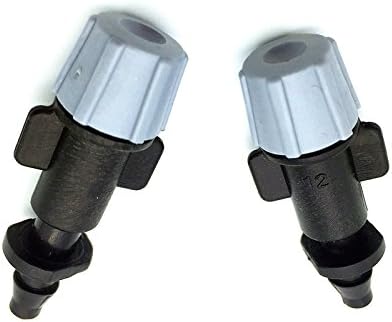 20 pcs Automatic Watering Atomizing Nozzle Gray Sprinkler Head Can ues Link 4/7 mm Hose