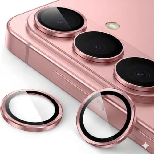 Image of Camera Lens Protector for Samsung Galaxy S26 / S26 Plus Pink Gold AR AF Coated 9H Tempered Glass Camera Guard, Anti Drop, Scratch Resistant Camera Lens, Case Friendly Waterproof Heavy Duty UHD Clear Camera Cover