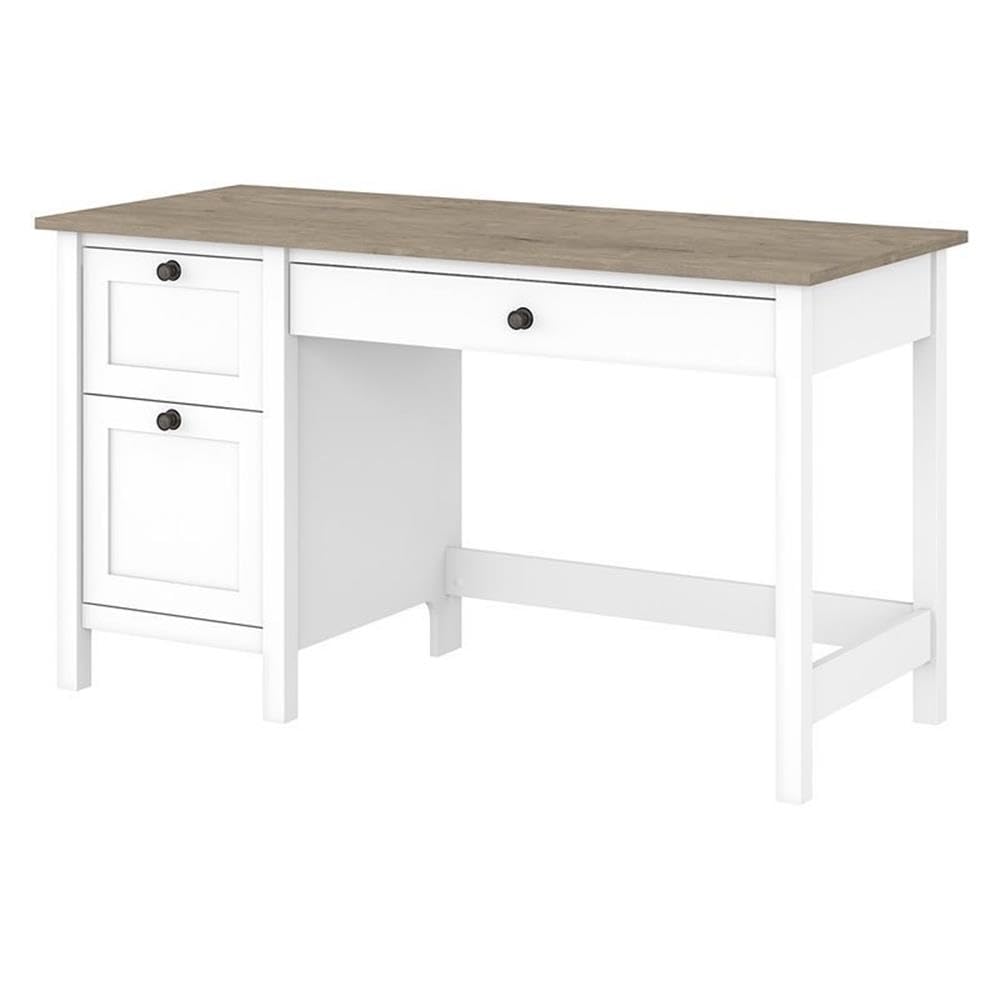 Amazon.com: Bush Furniture Mayfield 54W Computer Desk with Drawers