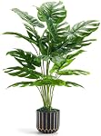 Der Rose Fake Plants Tall 28'' Artificial Plants for Living Room Home House Decor Indoor