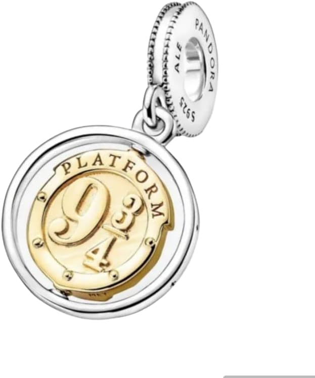 CHARMY’S Platform 9 3/4 Silver Charm Compatible with Pandora Bracelets Sterling Silver Train Station Charm for Women Collectible Charms for Pandora Style Bracelet Jewelry Gift - Image 2
