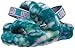 UGG Women's OH Yeah Marble Slipper, AQUATIC BLUE, 8