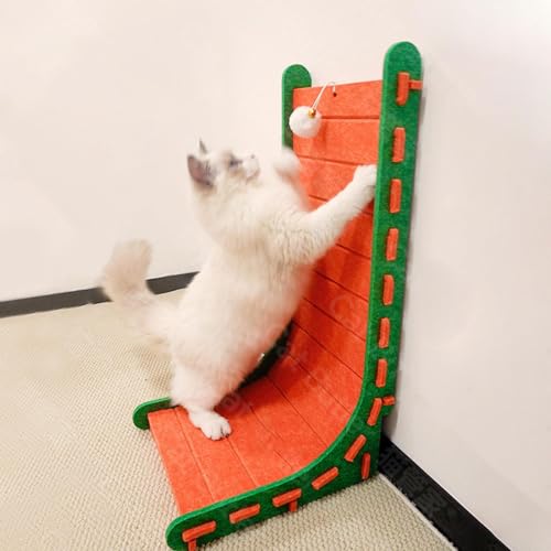 Griffoir vertical pour chat en feutre pour protéger le salon