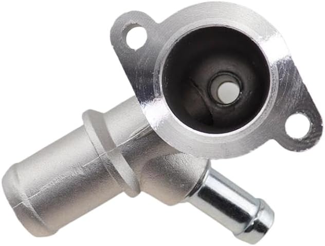 Aluminum Thermostat Housing Cover Engine Coolant Water Flange Pump Outlet 96666227 96320215 Compatible With Spark