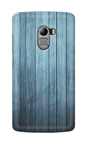 Image of PRINTFIDAA Printed Hard Back Cover Case for Lenovo K4 Note Back Cover (Wooden Blue) -1302