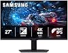 Monitor Gaming Samsung 27" Odyssey G7 (G70F) Serie, 4K FHD | Fast IPS Doble Modo 180Hz, Compatible NVIDIA G-Sync, AMD FreeSync™ Premium, Base Ergonómica (LS27FG706ENXZA) 2