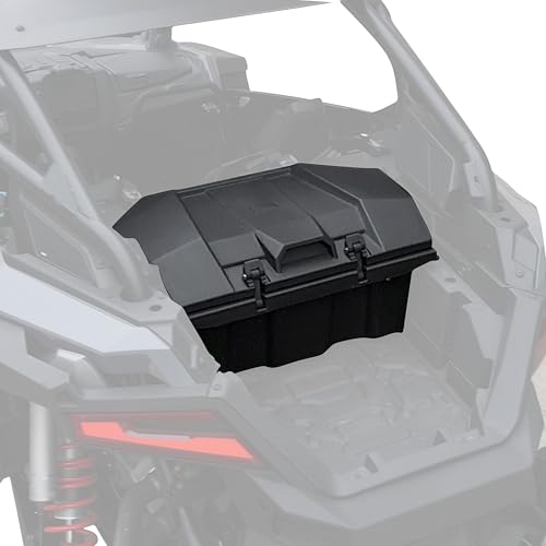 POKIAUTO 60QT UTV Cargo Box for RZR Pro R 2022+, Rear Water Resistant Forward Cargo Bed Storage Bin Tool Box for Polaris RZR Pro R/ R4 2022 2023 2024 2025 Accessories, Replacement OEM # 2884235