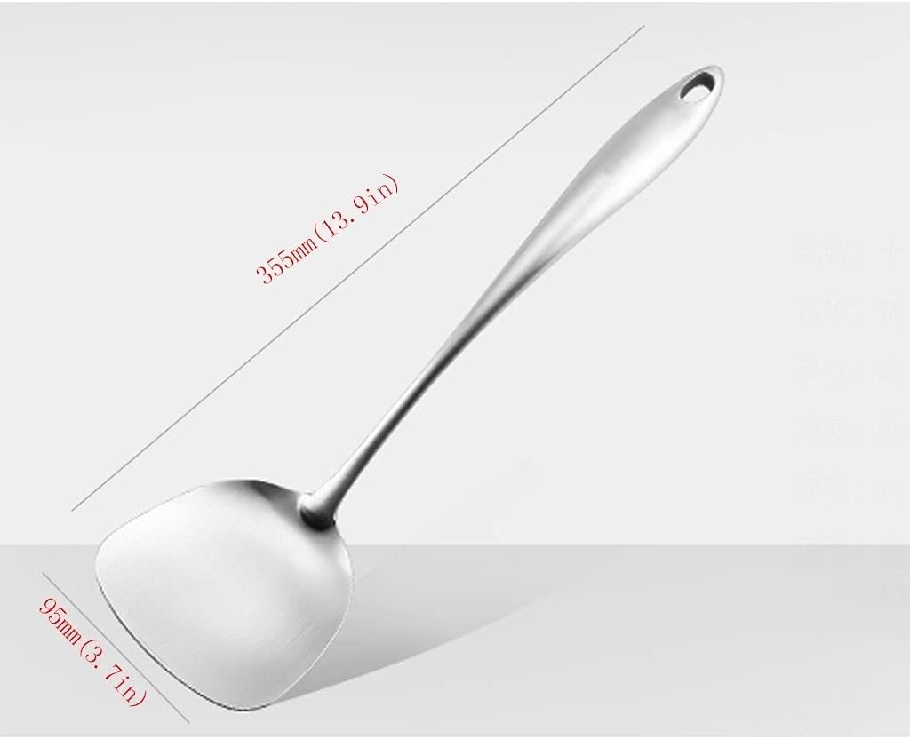 Stainless Steel 5-Piece Kitchen Utensil Set Cooking Shovel Spoon Rice Spoon Soup Spoon Spatula Kitchen Set Lightweight and Durable Cooking Spatula