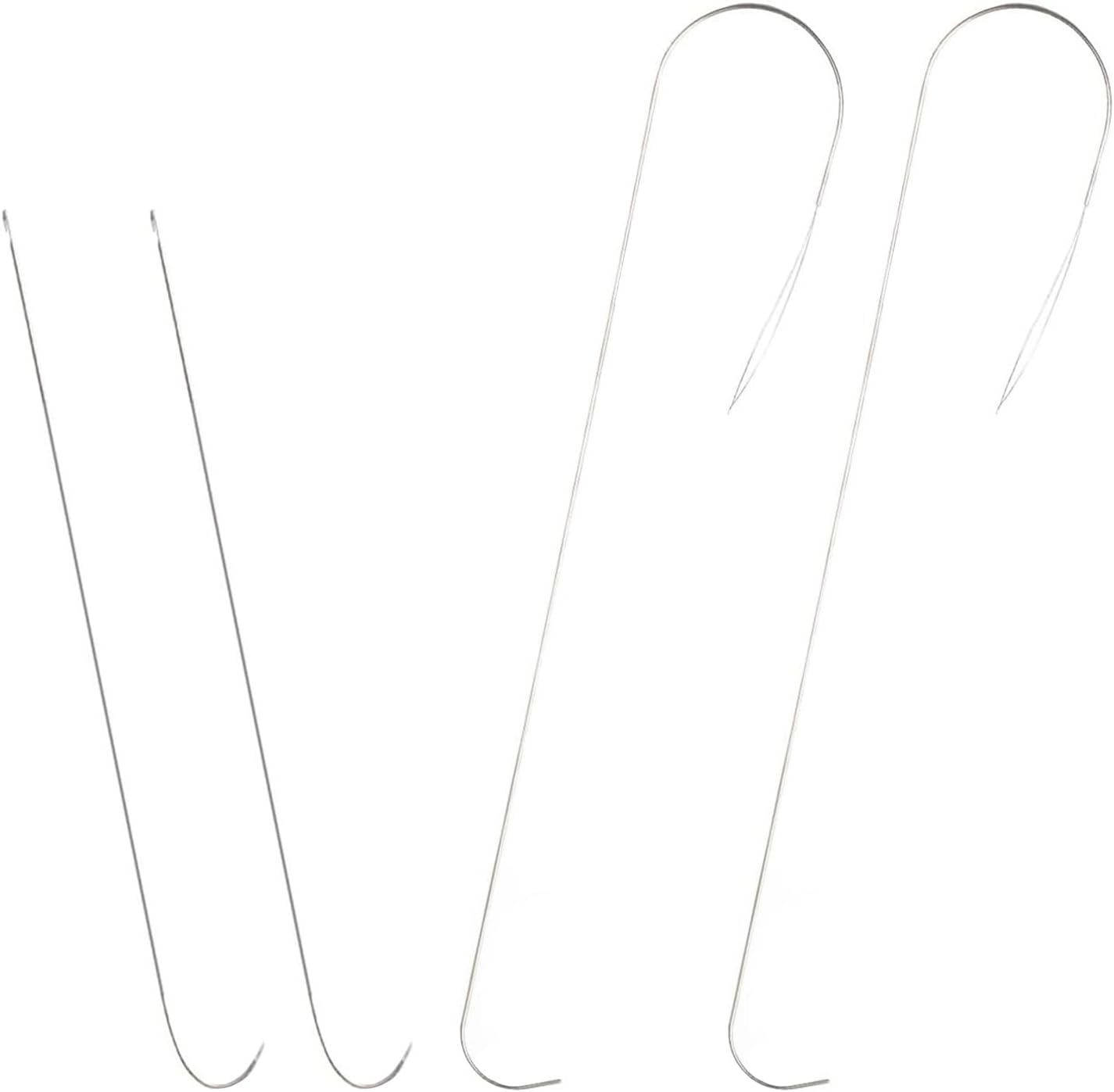 Handy Beading Needle Set Fashion Accessory for Jewelry Makers 4 Sizes Set Portable for Necklaces and Bracelets Jewelry Making Tools