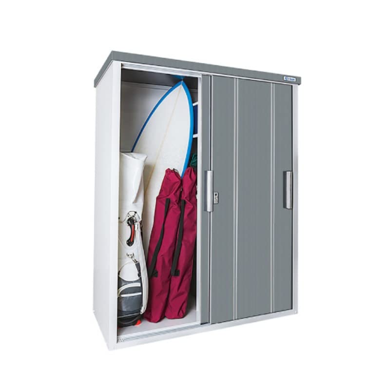 Amazon | サンキン物置 W1499mm×D642mm×H1865mm クール EC-1575(GK) 約