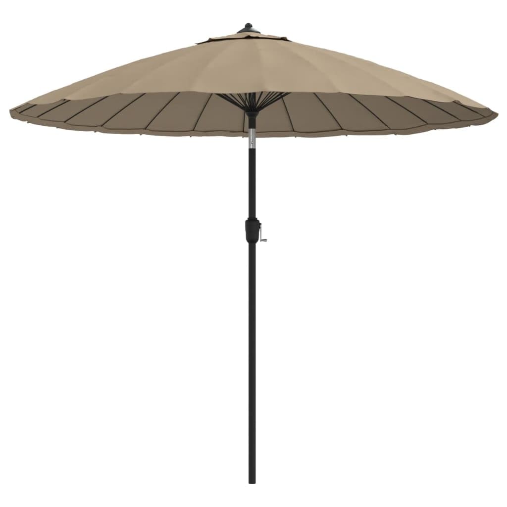Parasol ogrodowy parasol przeciwsłoneczny do roślin, z aluminiowym masztem, 270 cm, zielony