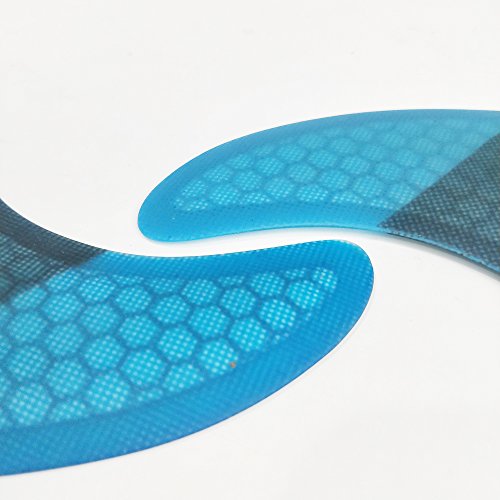 Aletas de surf K2.1 Future Quad UPSURF set de 4 piezas en varios colores 4