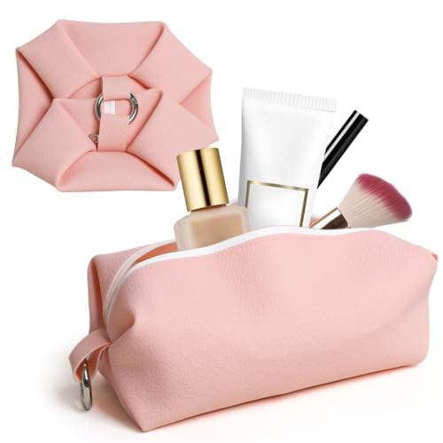 GLAMPACK Silicone Travel Makeup Bag for Women – Water, Stain ...