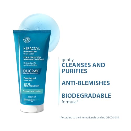 Ducray Keracnyl Foaming Gel 200ml - Image 3