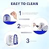 Lampada Antizanzare Elettrica, 4 Pezzi UV Anti Trappola per Mosche,Insetticida elettrica,Zanzariera elettrica per zanzare, insetti elettrici, Insetti Zanzare, per camera da letto,interni,giardino #4