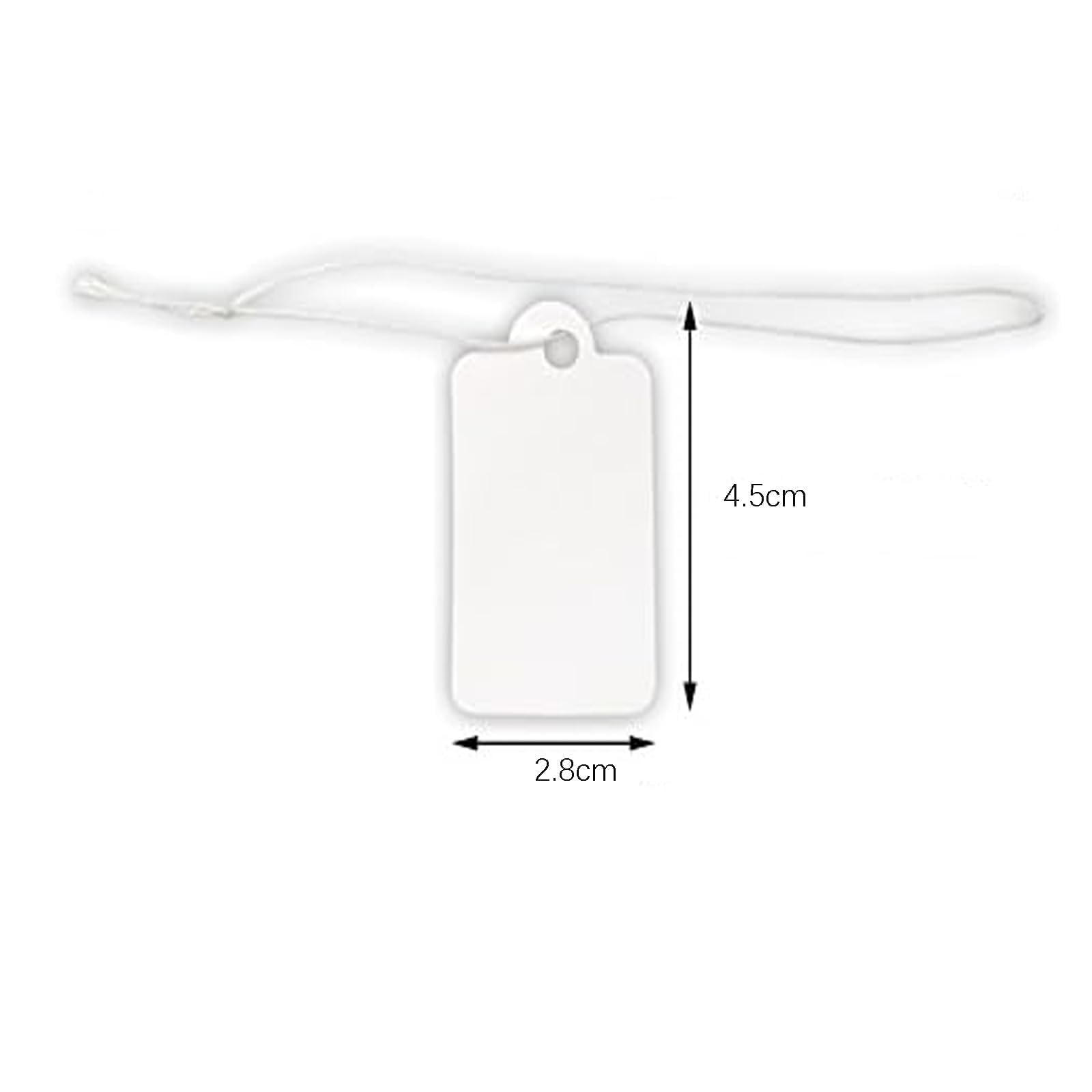 500 Pcs White Price Tags with String, Luggage Tags - Image 2