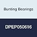 Bunting Bearings DPEP050616 Dri Plane (C) Plain Bearings, Powdered Metal, 5/16" Bore x 3/8" OD x 1" Length (Pack of 3)