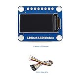 ST7735S supports RGB444, RGB565 and RGB666 three formats. This LCD module we use RGB565.