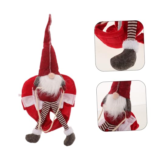 Disfraz Santa Gnome para perros y gatos tamaño S miniatura 3