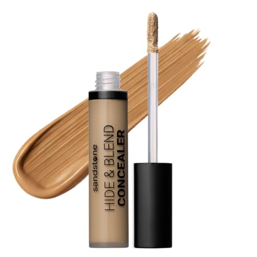 Sandstone Scandinavia Flüssiger Concealer – Mittlere, aufbaubare Deckkraft & natürliches Finish – Langanhaltend, hypoallergen & parfümfrei – Farbton C6