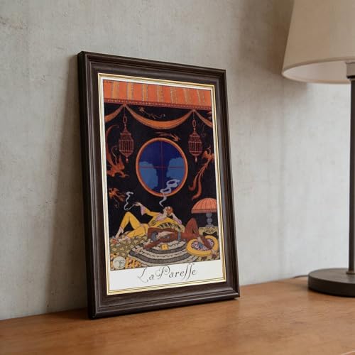 Impression sur toile Barbier La Paresse : la solution idéale pour vos murs de bureau vides - 5