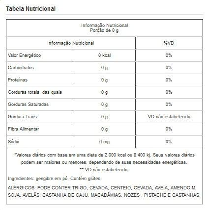 Gengibre em Pó (100% Puro) Viva Salute - 100g