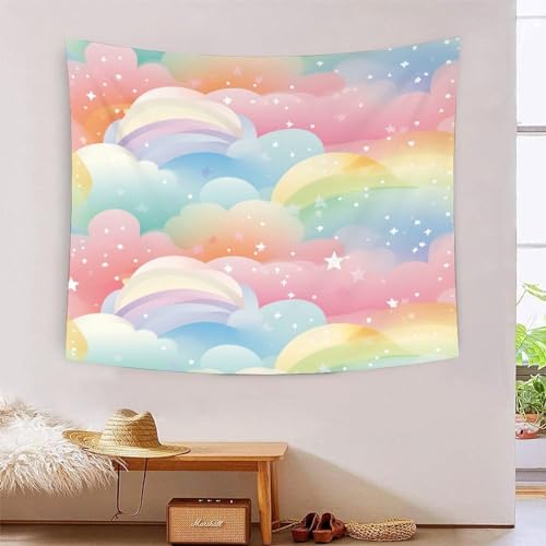 Art mural tapisserie effet 3D grand format 180cmx230cm coloré