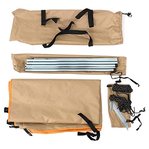 Tente d'auvent de voiture portable et bâche imperméable pour camping de toit
