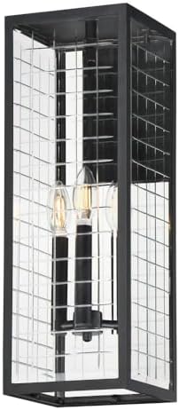 Maxim Lighting 30694CLBK Magnus - 3 Light Outdoor Wall Mount-21 Inch Tall and 7 Inch Wide