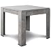 BAKAJI Tavolo Quadrato Allungabile 90x90 cm, Apertura a Libro, Design Moderno Ribaltabile, Apribile 4-8 Posti, Ideale per Sala Pranzo, Soggiorno, Cucina, Arredamento Interno (Grigio Cemento)