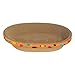 Generic Oval Cat Scratcher Bed Corrugated Scratching Board for Indoor Cats Furniture Protector Training Toy Scratch Pad Nest Sleeping, Fish Pattern