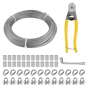 TESSKY 1/8 Zoll Drahtseil-Set TK-7X19