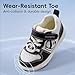 KATETU Baby Sneakers Boys Girls Toddler Wide Toe Box Shoes Panda Lightweight Breathable Walking Tennis Running Non-Slip Outdoor Comfortable Shoes Black White Pink US 10 Toddler