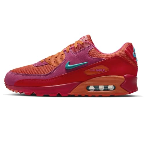 Nike Air Max 90 Mens (FJ3868-600, Alchemy Pink/Cosmic Clay/Fire Red/Dusty Cactus) Size 10