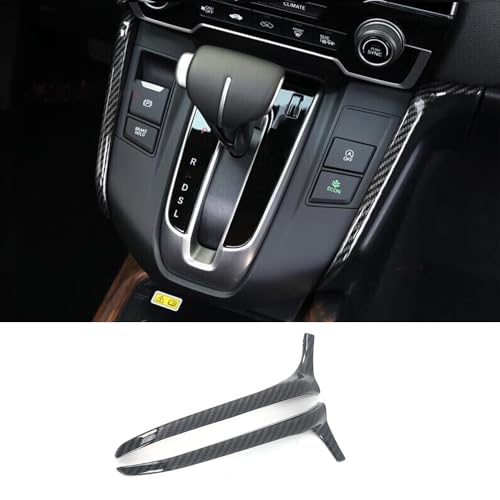 XITER 2pcs ABS Style Central Control Shift Gear Panel Cover Side Trim Cover CR-V Car Interior Accessories for Honda CRV 2017 2017 2019 2020 2021 2022,Carbon Fiber