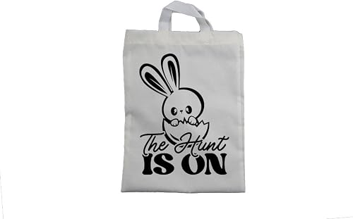 Kids The Hunt Is On Cotton White Easter Bag BUYESB0188