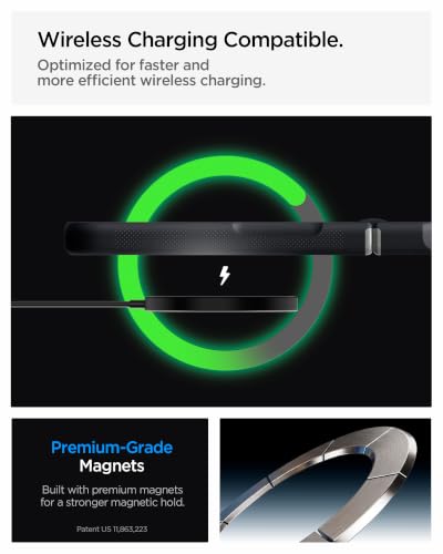 Image of Spigen Nano Pop MagFit Case for Samsung Galaxy Z Flip 8, Black Sesame | Magsafe, Slim Fit, Shockproof, Wireless Charging, Thermoplastic Polyurethane, Poly Carbonate, Smooth