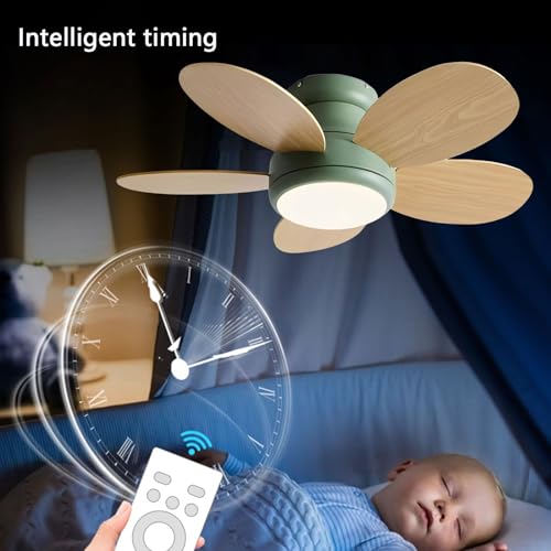 Ventilateur de plafond avec éclairage LED moderne et télécommande