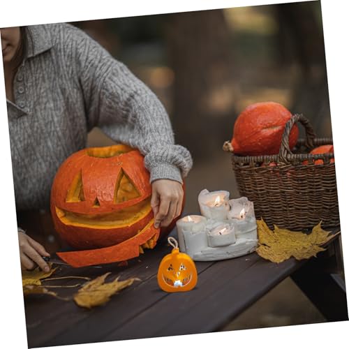 Lámparas de Vela LED Calaveras de Alta Duración para Decoración de Halloween 4