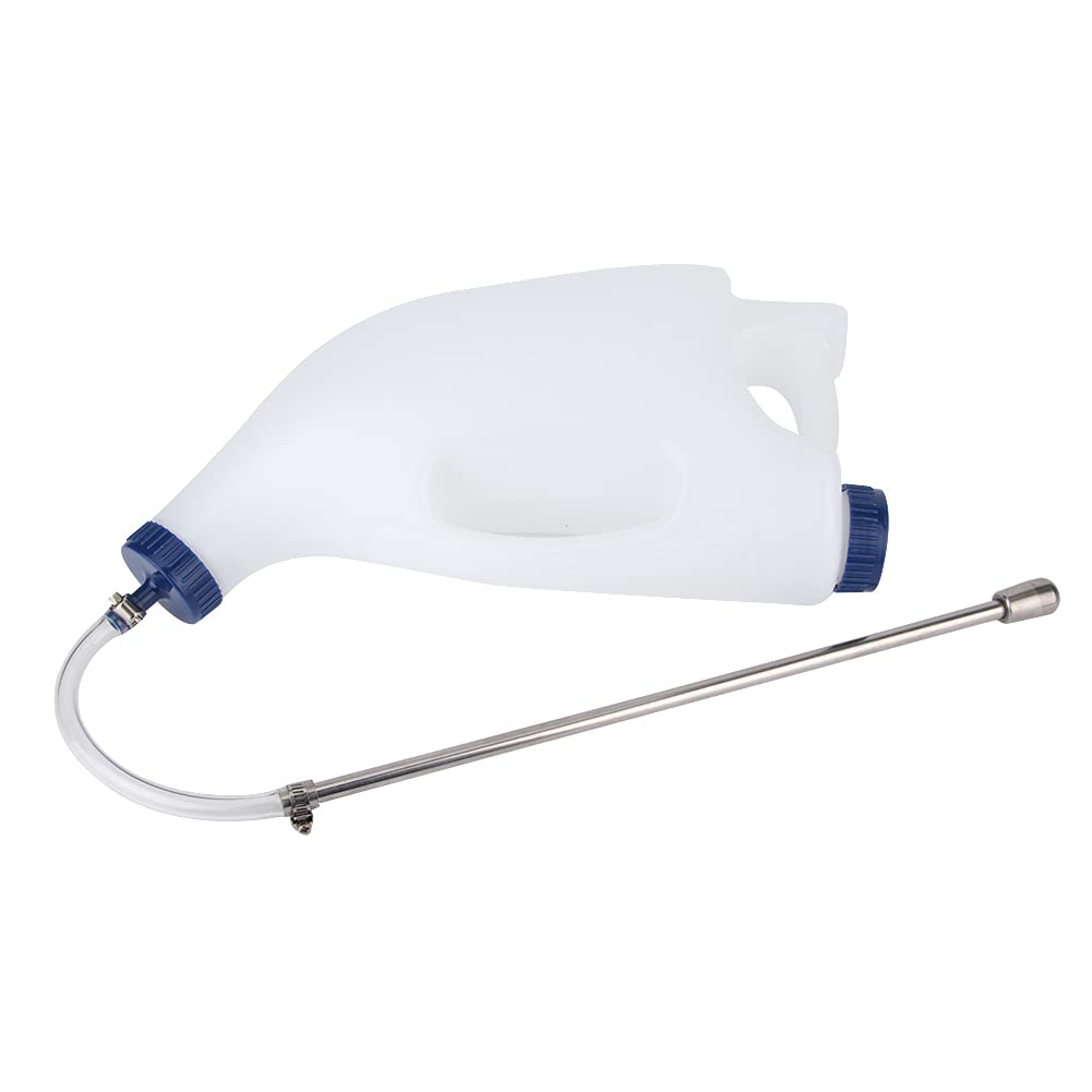 Carnaval Commerçant Bouteille d'eau de Veau, Bouteille de Lait de médecine d'eau d'alimentation Accessoire Bouteille de médecine de Veau, avec la Ferme d'animaux de Grande Bouche(4L)